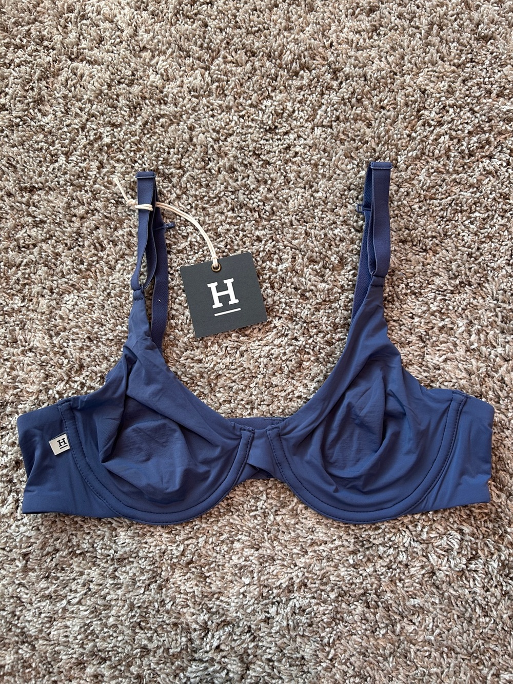 Harper Wilde Base Unlined Bra, Twilight, Size 36A